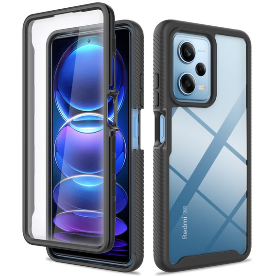 Θήκη για Xiaomi Redmi Note 12 Pro 5G / POCO X5 Pro 5G, Shockproof, με μεμβράνη, μαύρη