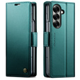 CASEME Litchi θήκη πορτοφόλι flip για Samsung Galaxy Z Fold7 5G