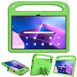 Παιδική θήκη για Lenovo Tab M10 Plus 10.6 Gen 3 TB-125F TB-128F, παιδική θήκη με λαβή, πράσινη