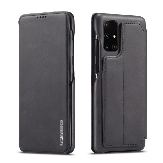 Θήκη με πτερύγιο για Samsung Galaxy A51, LC.IMEEKE, μαύρη