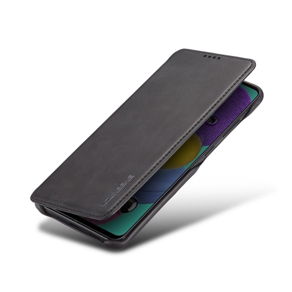 Θήκη με πτερύγιο για Samsung Galaxy A51, LC.IMEEKE, μαύρη