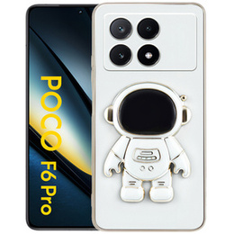 Θήκη για Xiaomi Poco F6 Pro, Astronaut, λευκή