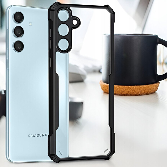 Θήκη για Samsung Galaxy M35, AntiDrop Hybrid, μαύρη