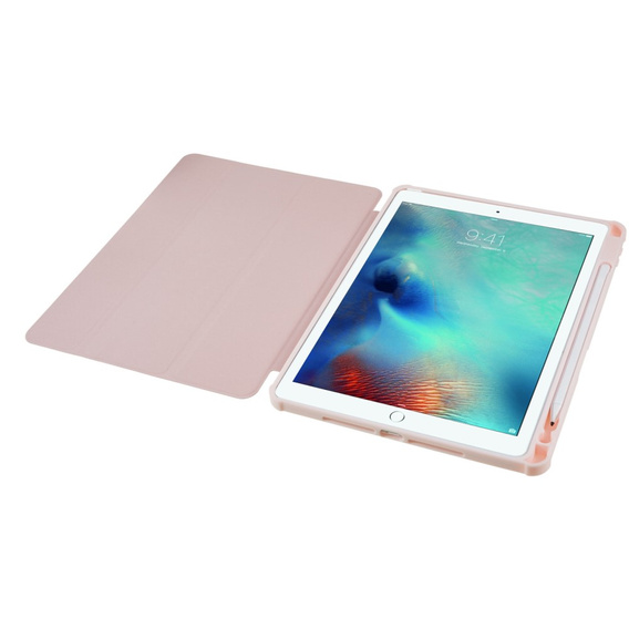 Θήκη για iPad 10.2 2021 / 2020 / 2019, Smartcase Hybrid, με χώρο για γραφίδα, ροζ