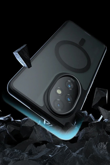 Θήκη για Honor 200 Pro, για MagSafe, ERBORD Μatt Case, μαύρη