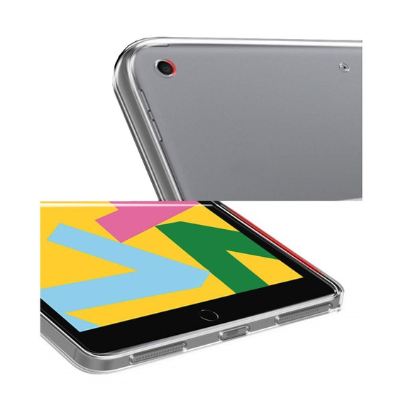 Θήκη για iPad 10.2" 2021/2020/2019 (9/8/7 gen.), σιλικόνη, διαφανής