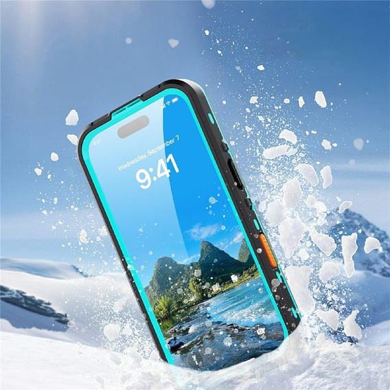 Θήκη για iPhone 17 Pro, αδιάβροχη IP68, SHELLBOX MagSafe, μπλε