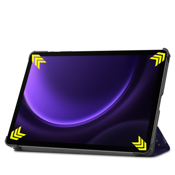 Θήκη για Samsung Galaxy Tab S10 Lite / S10 FE / S9 FE, με πτερύγιο, galaxy