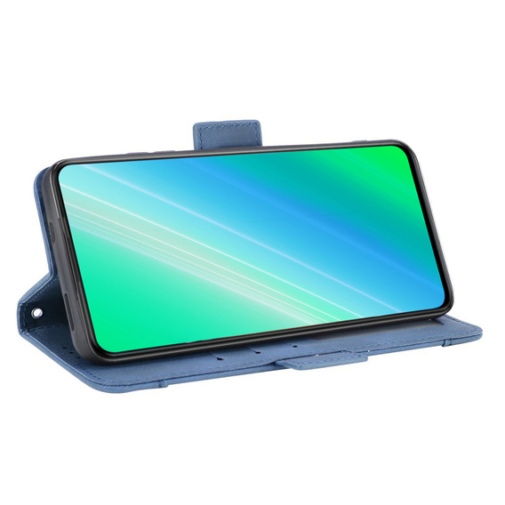 Θήκη με πτερύγιο για Motorola Edge 40, Card Slot, σκούρο μπλε