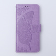 Θήκη με πτερύγιο για Xiaomi 13T / 13T Pro, Butterfly, μωβ