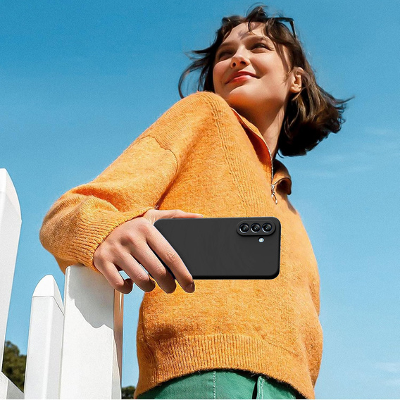 Θήκη για Samsung Galaxy A56 5G, Silicone Lite, μαύρη