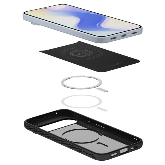 Θήκη Spigen Liquid Air MagSafe για το Google Pixel 10 Pro XL, Μαύρο ματ