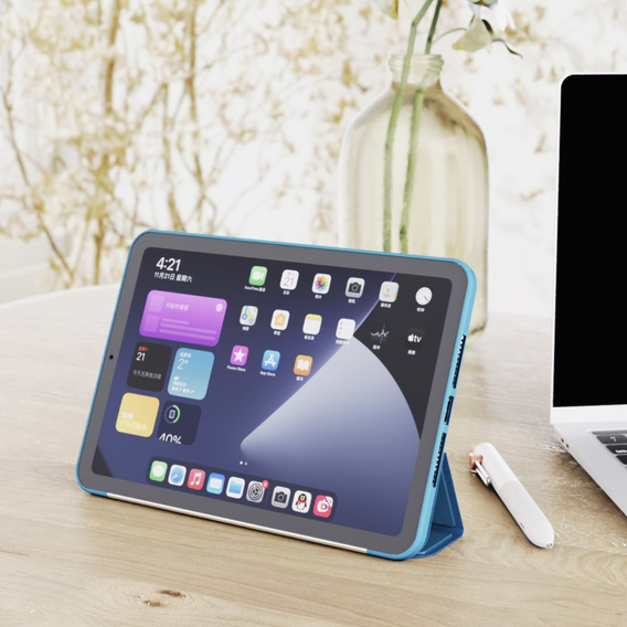 Θήκη για iPad mini 8.3" 2021 (6 gen.) / iPad mini 8.3" 2024 (7 gen.), Smartcase, μπλε