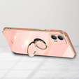 Θήκη για Motorola Moto G53 5G, Electro Ring, ροζ rose gold