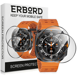 2x υβριδικό γυαλί ERBORD για Samsung Galaxy Watch Ultra 47mm (2025 / 2024)