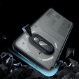 Θήκη για Nothing Phone 3A, Fusion Hybrid, διαφανής / μαύρη