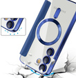 Θήκη με πτερύγιο για Samsung Galaxy S25 FE, RFID Wallet MagSafe CamShield, σκούρο μπλε