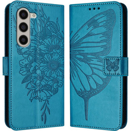 Θήκη με πτερύγιο για Samsung Galaxy Z Fold6 5G, Butterfly, μπλε