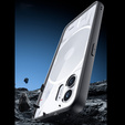 Θήκη για Nothing Phone 2, Fusion Hybrid, διαφανής / μαύρη