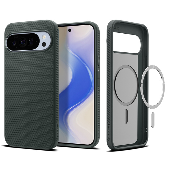 Θήκη Spigen Liquid Air MagSafe για το Google Pixel 10 Pro XL, Πράσινο της αβύσσου