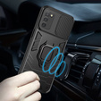 Θήκη για Samsung Galaxy A03s, KickStand Camera Lens, μπλε