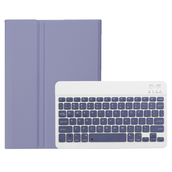 Θήκη με πληκτρολόγιο bluetooth για Xiaomi Pad 7 / 7 Pro, μωβ