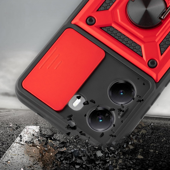 Θήκη για Xiaomi Poco X7 Pro 5G, CamShield Slide, κόκκινη