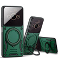 Θωρακισμένη θήκη για Xiaomi Redmi A3, Magnetic Ring, πράσινη