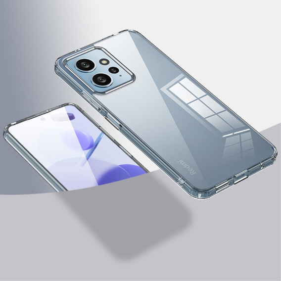 Θήκη για Xiaomi Redmi Note 12 4G, Fusion Hybrid, διαφανής