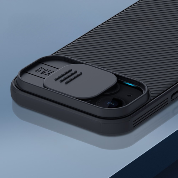 Θωρακισμένη θήκη Nillkin για iPhone 15 Plus, CamShield Pro, μαύρη
