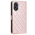 Θήκη με πτερύγιο για Oppo A38 4G / Oppo A18 4G, Wallet, BINFEN COLOR, ροζ rose gold