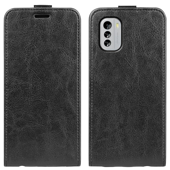 Θήκη με πτερύγιο για Nokia G60 5G, Flip, μαύρη