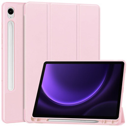 Θήκη για Samsung Galaxy Tab S10 Lite / S10 FE / S9 FE, Smartcase με χώρο για γραφίδα, ροζ