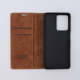 Θήκη για Xiaomi Redmi Note 12 5G / Poco X5 5G, ERBORD Vintage, πορτοφόλι με πτερύγιο, καφέ