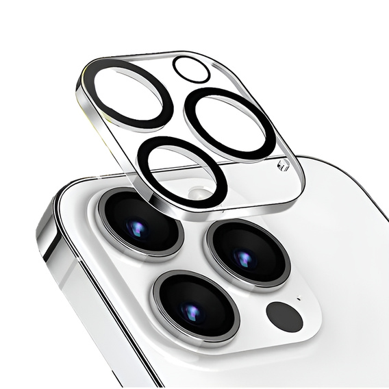 Μετριασμένο γυαλί για κάμερα για το iPhone 16 Pro / 16 Pro Max, διαφανής