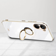 Θήκη για Realme 10 4G, Electro Ring, λευκή