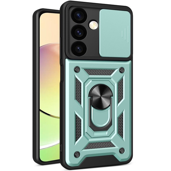 Θήκη για Samsung Galaxy S24+ Plus, CamShield Slide, πράσινη