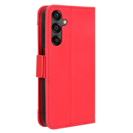 Θήκη με πτερύγιο για Samsung Galaxy A25 5G, Card Slot, κόκκινη