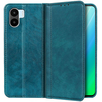 Θήκη για Xiaomi Redmi A1 4G / A2 4G, Wallet Litchi Leather, πράσινη