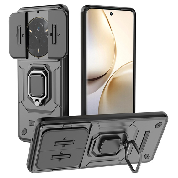Θήκη για Realme 14 Pro 5G, CamShield Slide, μαύρη