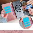Θήκη με πτερύγιο για Motorola Moto E14, Butterfly, ροζ rose gold