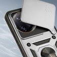 Θήκη για Xiaomi Poco F7 Ultra, CamShield Slide, ασημένια