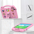Παιδική θήκη για Lenovo Tab TB311FU, Cute Patterns, με βάση, ροζ
