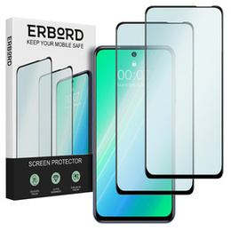 2x Μετριασμένο γυαλί για Samsung Galaxy A52/A52S 5G, ERBORD 3D πλήρης οθόνη