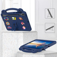 Παιδική θήκη για Samsung Galaxy Tab S10+ Plus, Cute Patterns, με βάση, σκούρο μπλε