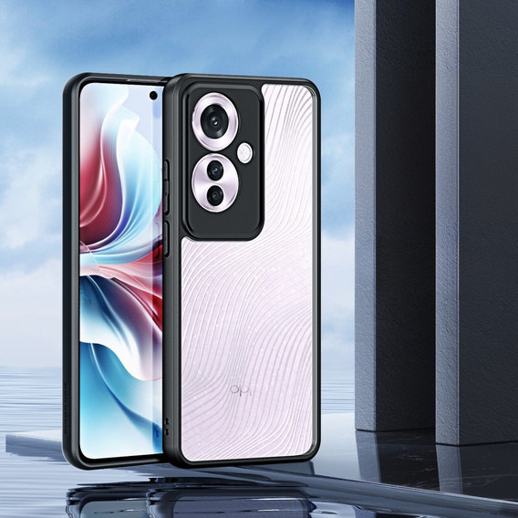 θήκη DuxDucis για το Oppo Reno 11F 5G, Aimo Case, διαφανής / μαύρη