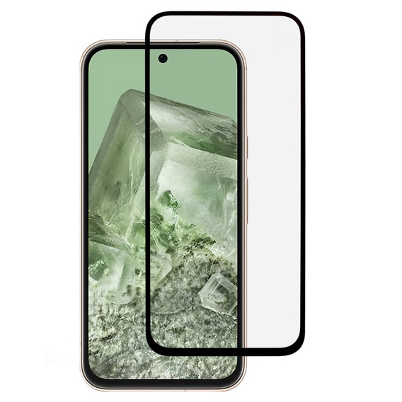 Μετριασμένο γυαλί 3D για Google Pixel 8A, μαύρη