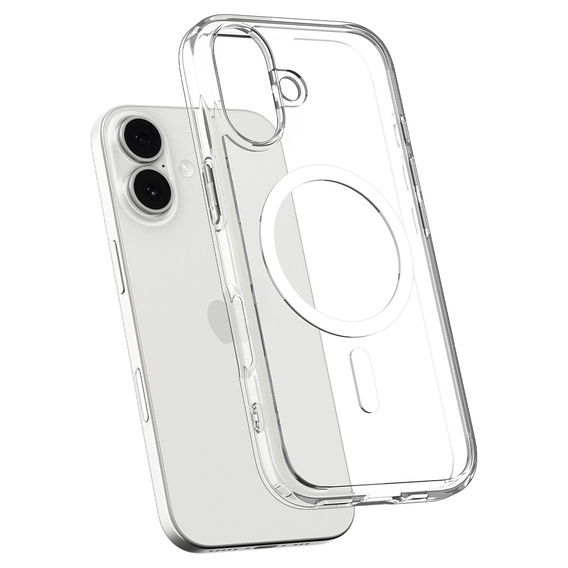Θήκη Spigen Ultra Hybrid MagSafe για iPhone 17, Διαφανές/λευκό