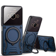 Θωρακισμένη θήκη για Xiaomi Redmi A3, Magnetic Ring, μπλε