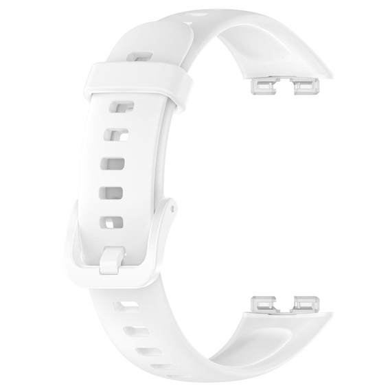 Silikonowy Gumowy Pasek do Huawei Band 8, biały